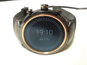 ZenWatch3の電池残量1%