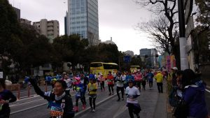 東京マラソン（回収車）