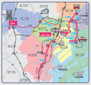 東京マラソン 2018 コースマップ