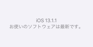 iOS 13.1.1